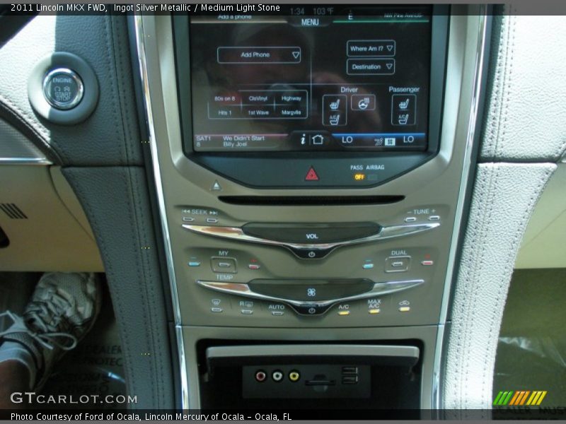 Ingot Silver Metallic / Medium Light Stone 2011 Lincoln MKX FWD