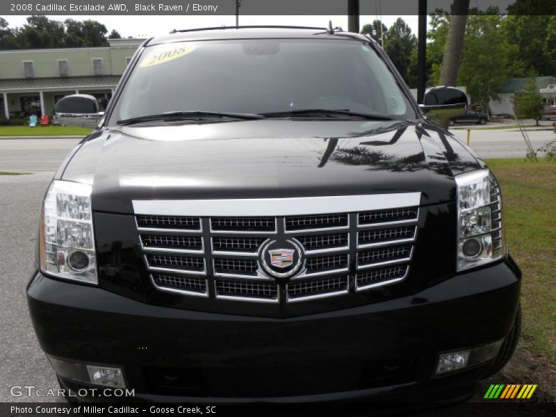 Black Raven / Ebony 2008 Cadillac Escalade AWD