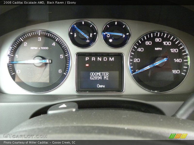 Black Raven / Ebony 2008 Cadillac Escalade AWD