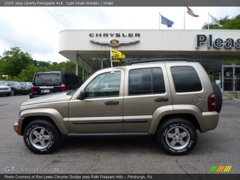 Light Khaki Metallic / Khaki 2005 Jeep Liberty Renegade 4x4