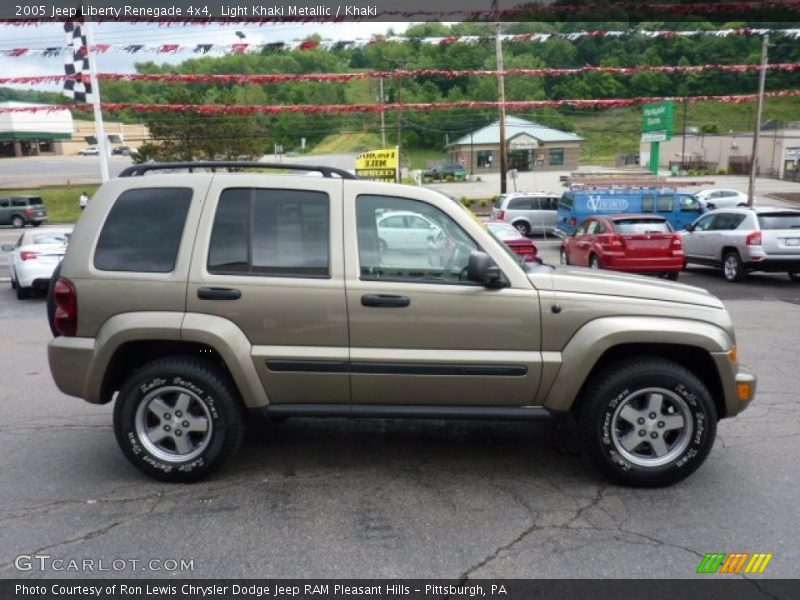 Light Khaki Metallic / Khaki 2005 Jeep Liberty Renegade 4x4