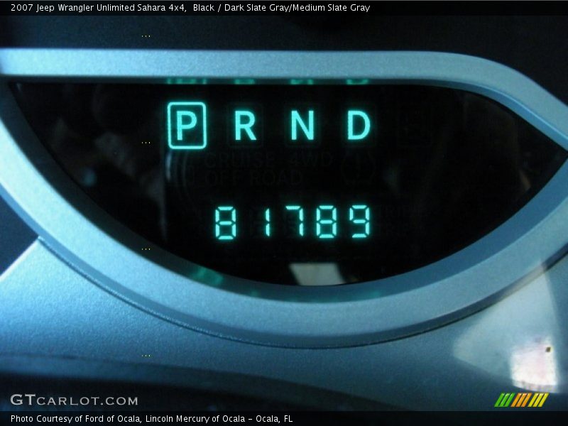 Black / Dark Slate Gray/Medium Slate Gray 2007 Jeep Wrangler Unlimited Sahara 4x4