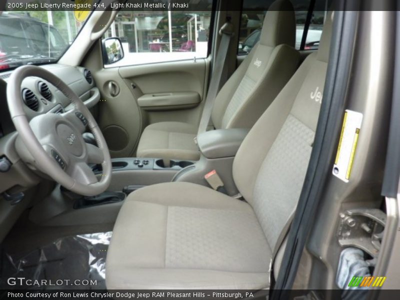 Light Khaki Metallic / Khaki 2005 Jeep Liberty Renegade 4x4