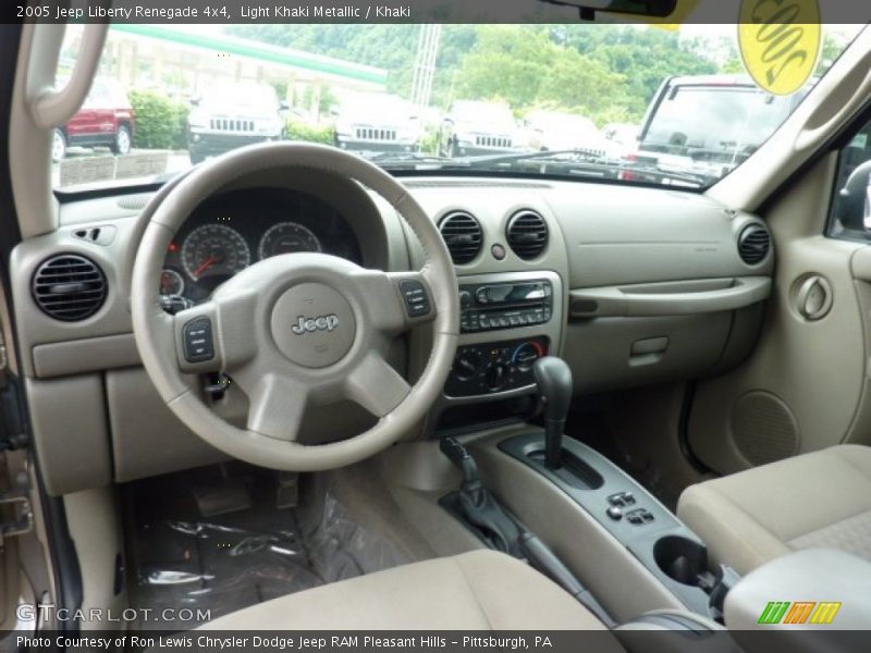 Light Khaki Metallic / Khaki 2005 Jeep Liberty Renegade 4x4