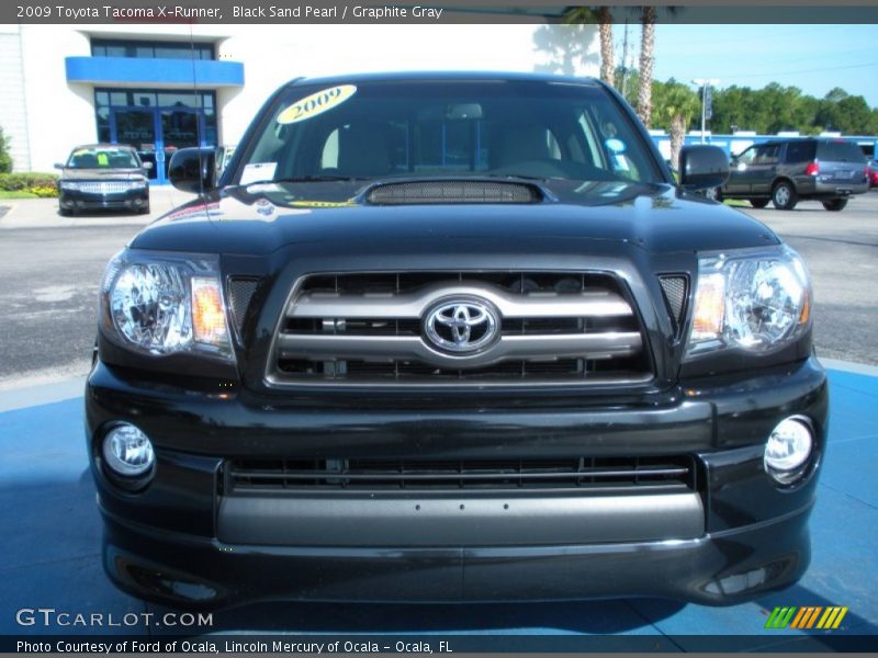 Black Sand Pearl / Graphite Gray 2009 Toyota Tacoma X-Runner