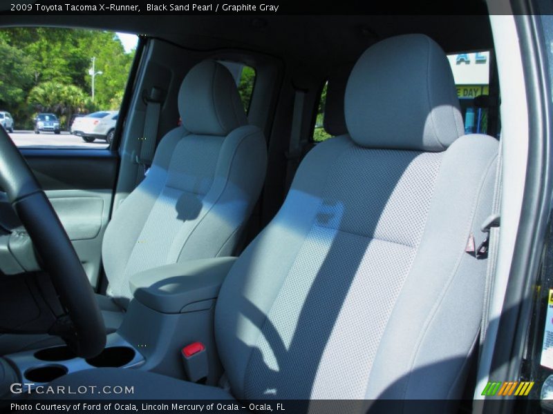 Black Sand Pearl / Graphite Gray 2009 Toyota Tacoma X-Runner