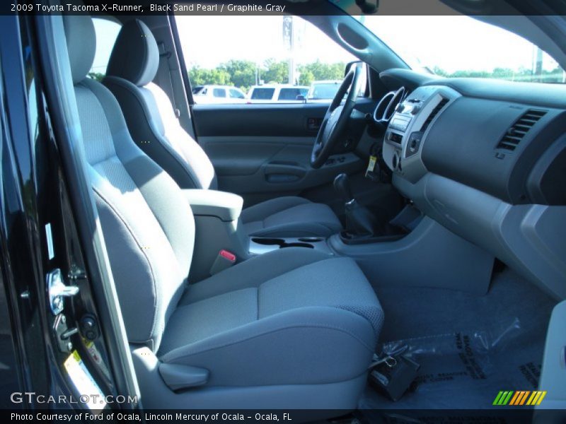 Black Sand Pearl / Graphite Gray 2009 Toyota Tacoma X-Runner