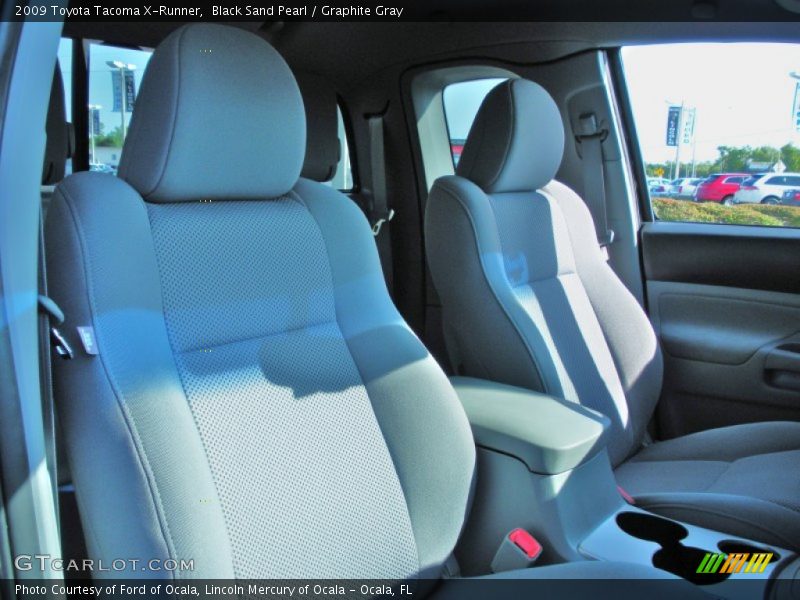 Black Sand Pearl / Graphite Gray 2009 Toyota Tacoma X-Runner