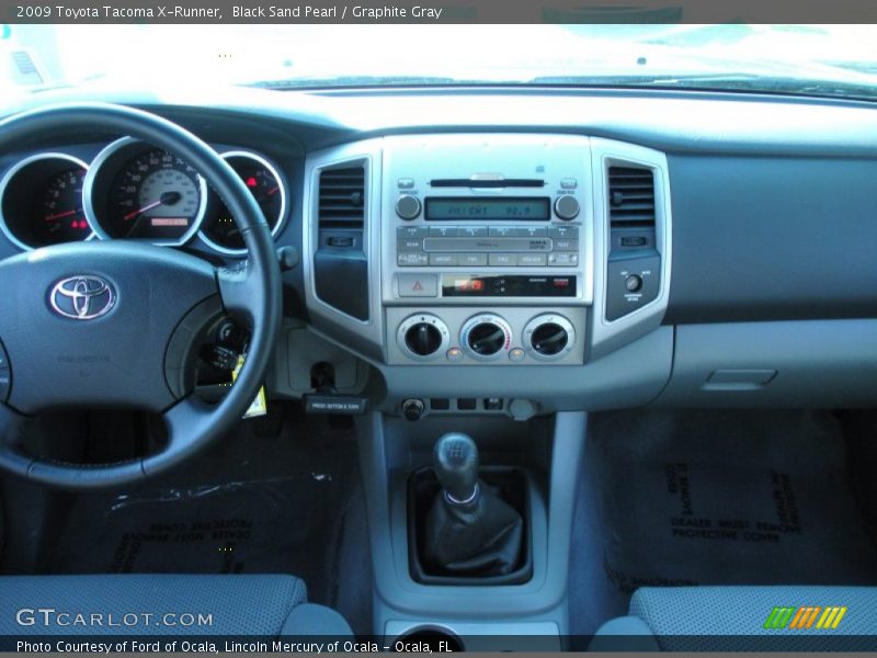 Black Sand Pearl / Graphite Gray 2009 Toyota Tacoma X-Runner