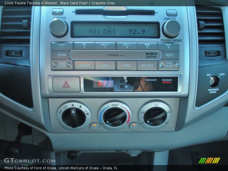Controls of 2009 Tacoma X-Runner