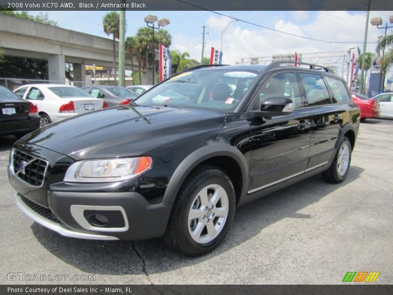 Black / Anthracite Black 2008 Volvo XC70 AWD