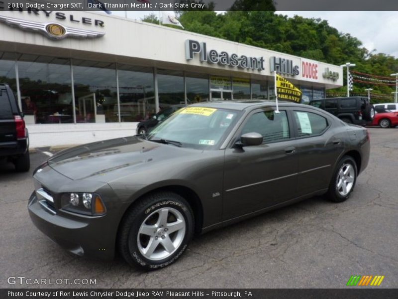 Dark Titanium Metallic / Dark Slate Gray 2010 Dodge Charger SXT