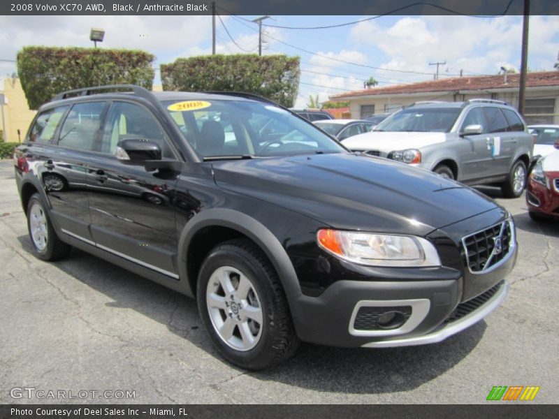 Black / Anthracite Black 2008 Volvo XC70 AWD