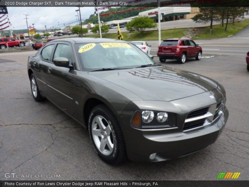 Dark Titanium Metallic / Dark Slate Gray 2010 Dodge Charger SXT