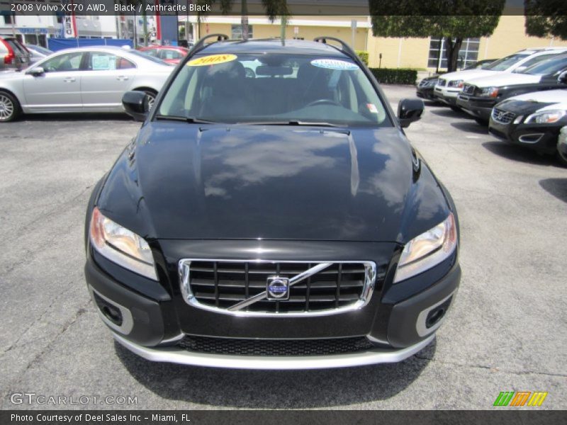 Black / Anthracite Black 2008 Volvo XC70 AWD