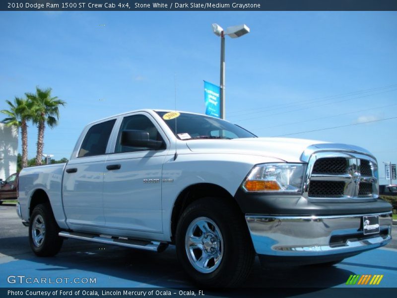 Stone White / Dark Slate/Medium Graystone 2010 Dodge Ram 1500 ST Crew Cab 4x4