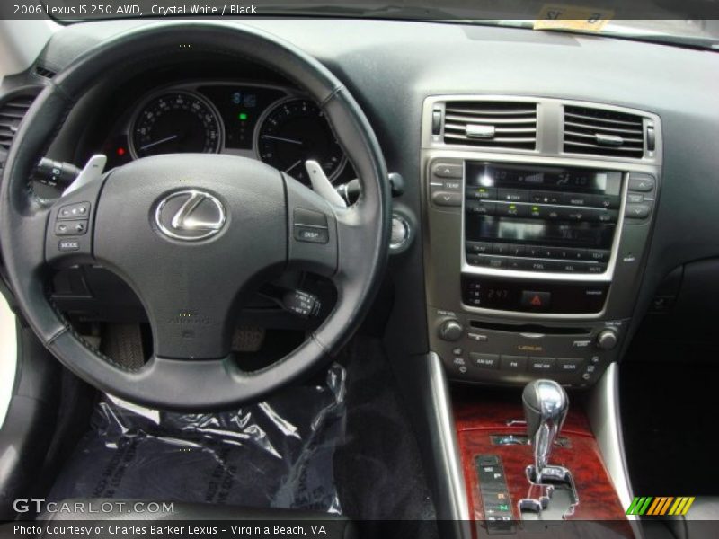 Crystal White / Black 2006 Lexus IS 250 AWD