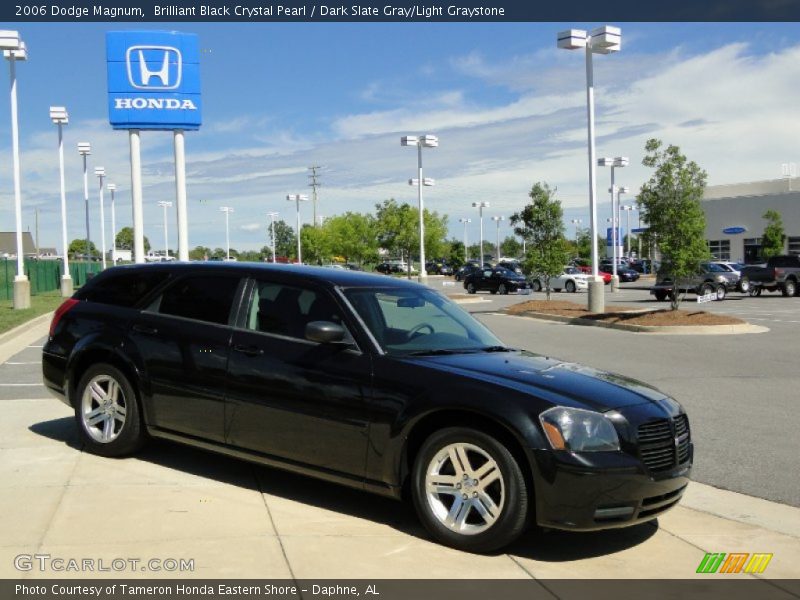 Brilliant Black Crystal Pearl / Dark Slate Gray/Light Graystone 2006 Dodge Magnum