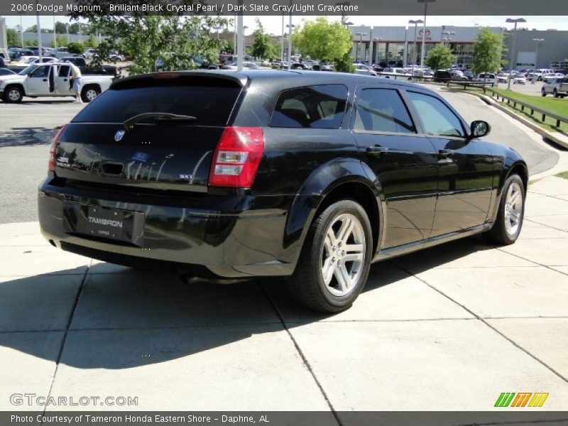 Brilliant Black Crystal Pearl / Dark Slate Gray/Light Graystone 2006 Dodge Magnum