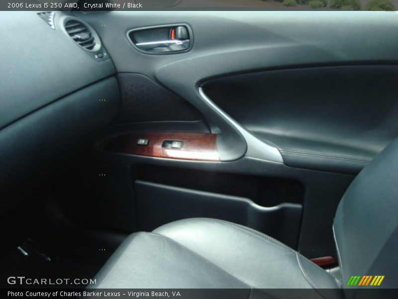 Crystal White / Black 2006 Lexus IS 250 AWD