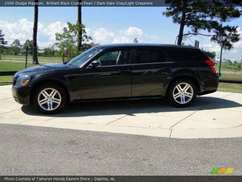 Brilliant Black Crystal Pearl / Dark Slate Gray/Light Graystone 2006 Dodge Magnum