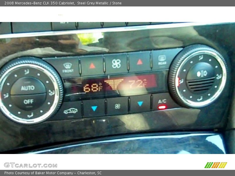 Steel Grey Metallic / Stone 2008 Mercedes-Benz CLK 350 Cabriolet