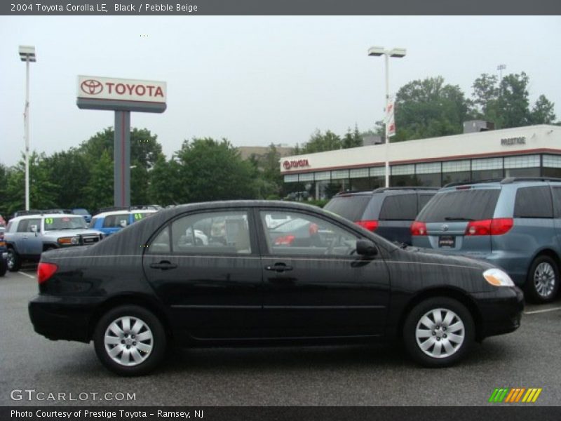 Black / Pebble Beige 2004 Toyota Corolla LE