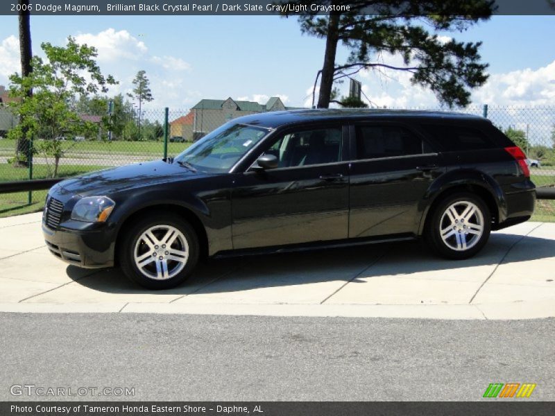 Brilliant Black Crystal Pearl / Dark Slate Gray/Light Graystone 2006 Dodge Magnum