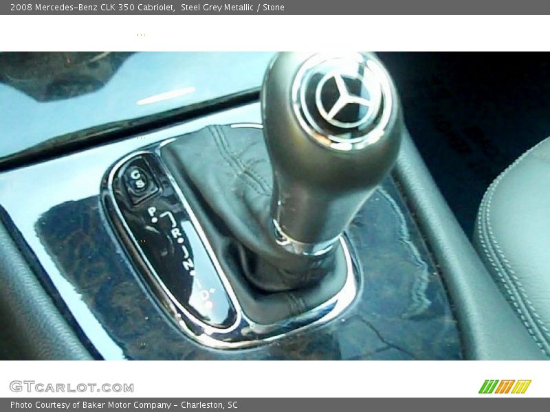 Steel Grey Metallic / Stone 2008 Mercedes-Benz CLK 350 Cabriolet