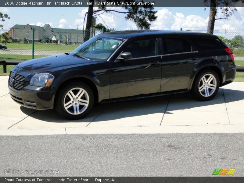 Brilliant Black Crystal Pearl / Dark Slate Gray/Light Graystone 2006 Dodge Magnum