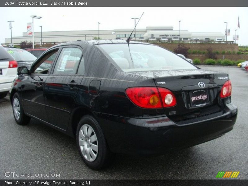 Black / Pebble Beige 2004 Toyota Corolla LE