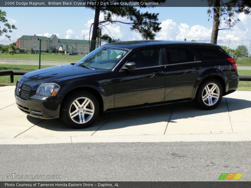 Brilliant Black Crystal Pearl / Dark Slate Gray/Light Graystone 2006 Dodge Magnum