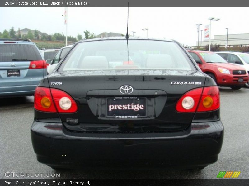 Black / Pebble Beige 2004 Toyota Corolla LE