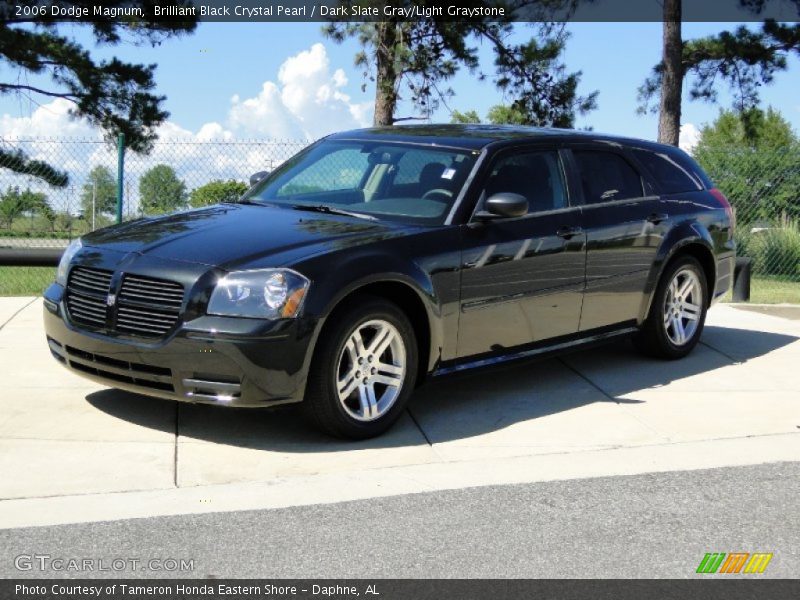 Brilliant Black Crystal Pearl / Dark Slate Gray/Light Graystone 2006 Dodge Magnum