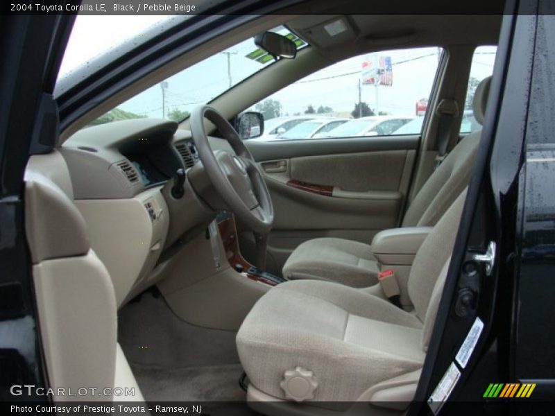 Black / Pebble Beige 2004 Toyota Corolla LE