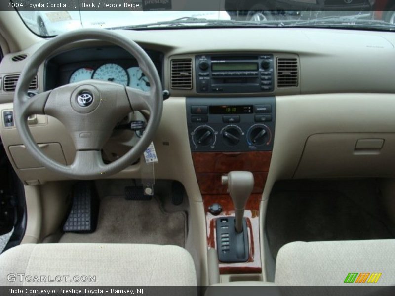 Black / Pebble Beige 2004 Toyota Corolla LE