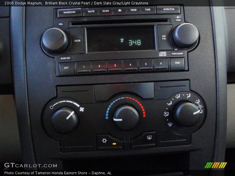 Brilliant Black Crystal Pearl / Dark Slate Gray/Light Graystone 2006 Dodge Magnum