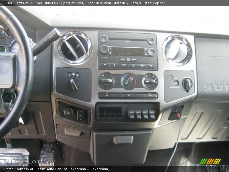 Dark Blue Pearl Metallic / Black/Dusted Copper 2008 Ford F250 Super Duty FX4 SuperCab 4x4
