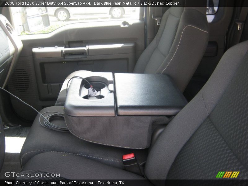Dark Blue Pearl Metallic / Black/Dusted Copper 2008 Ford F250 Super Duty FX4 SuperCab 4x4