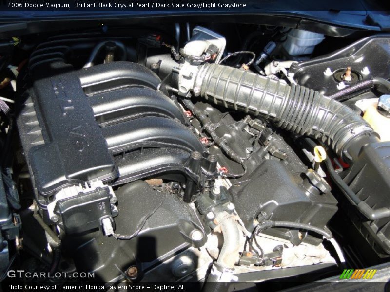 Brilliant Black Crystal Pearl / Dark Slate Gray/Light Graystone 2006 Dodge Magnum