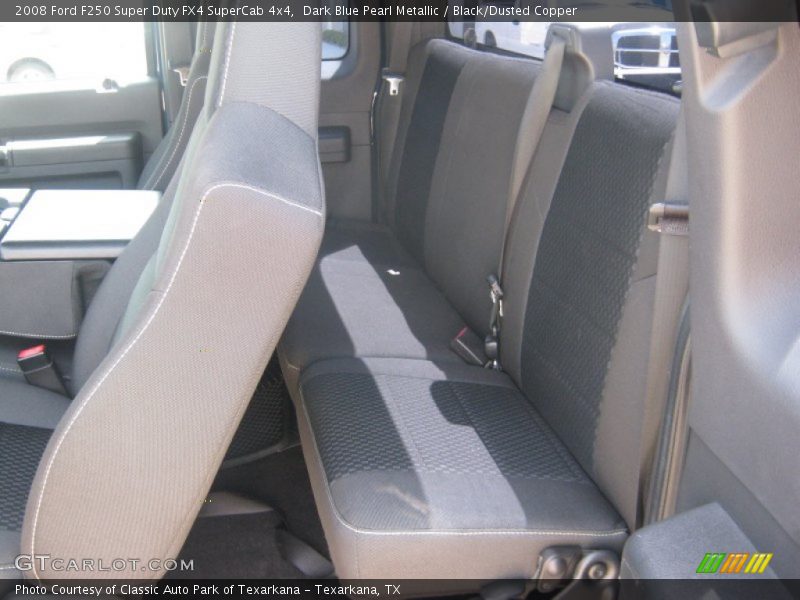 Dark Blue Pearl Metallic / Black/Dusted Copper 2008 Ford F250 Super Duty FX4 SuperCab 4x4