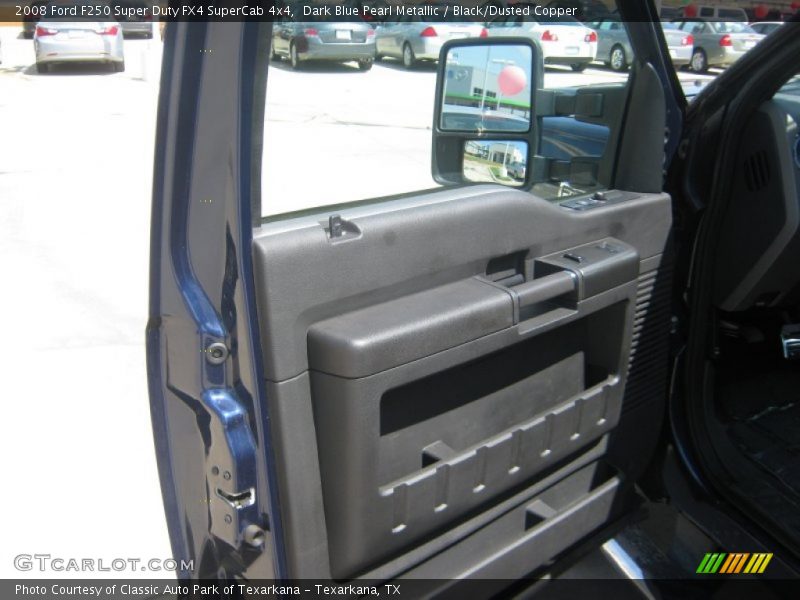 Dark Blue Pearl Metallic / Black/Dusted Copper 2008 Ford F250 Super Duty FX4 SuperCab 4x4