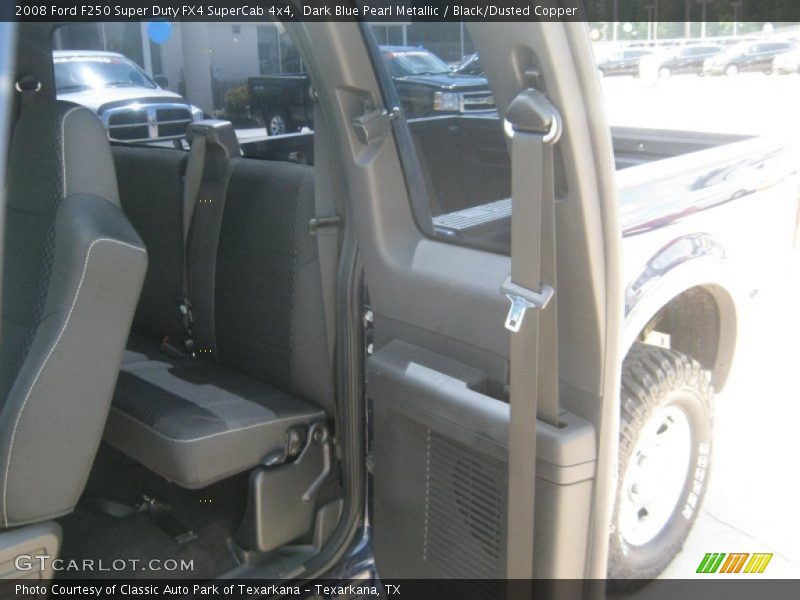 Dark Blue Pearl Metallic / Black/Dusted Copper 2008 Ford F250 Super Duty FX4 SuperCab 4x4