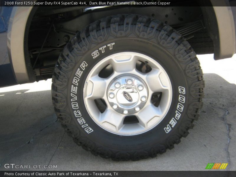 Dark Blue Pearl Metallic / Black/Dusted Copper 2008 Ford F250 Super Duty FX4 SuperCab 4x4