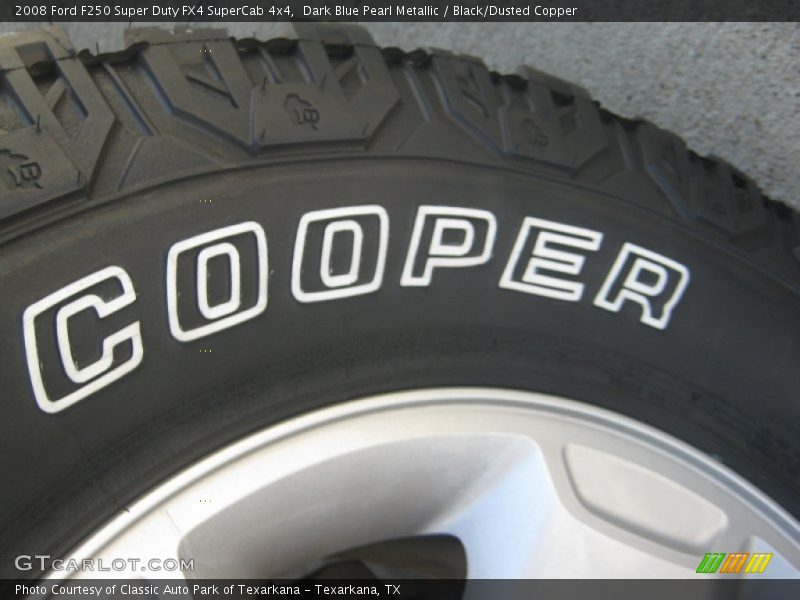 Dark Blue Pearl Metallic / Black/Dusted Copper 2008 Ford F250 Super Duty FX4 SuperCab 4x4