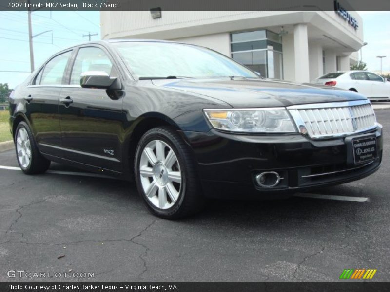 Black / Sand 2007 Lincoln MKZ Sedan
