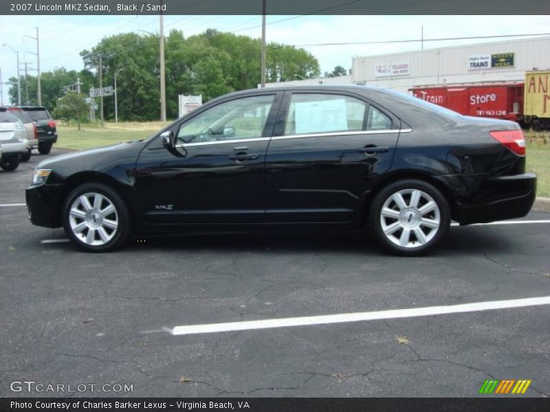 Black / Sand 2007 Lincoln MKZ Sedan