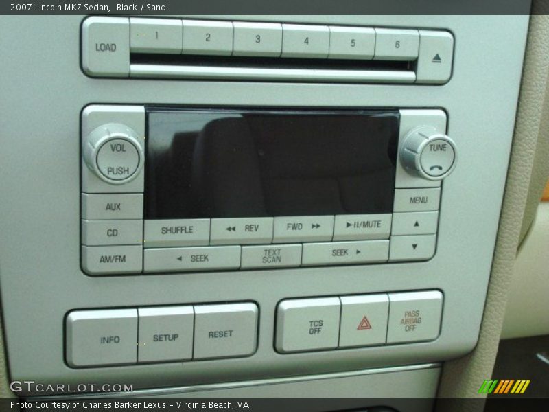 Black / Sand 2007 Lincoln MKZ Sedan