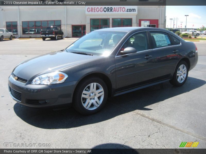Cyber Gray Metallic / Gray 2011 Chevrolet Impala LT