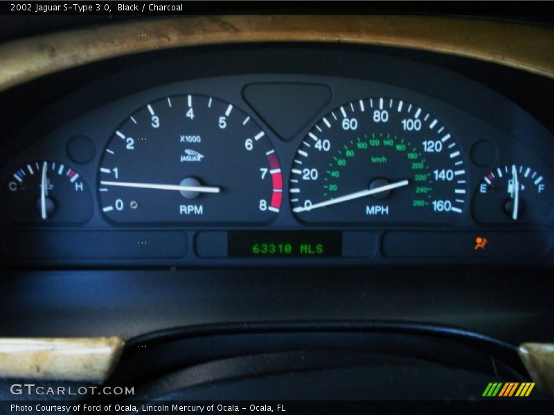 Black / Charcoal 2002 Jaguar S-Type 3.0